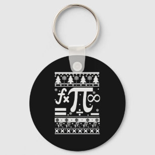 Math Christmas Key Ring