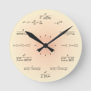 Math Clock (Light Yellow)