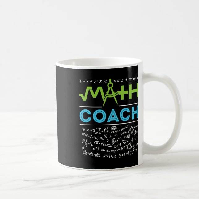 Math Coach Teacher Appreciation Ck To School  Coffee Mug (Right)