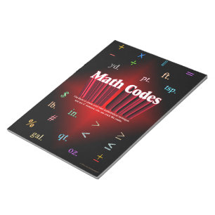 Math Codes Notepad