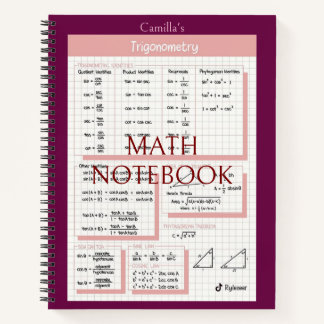 Math Copybook  Notebook