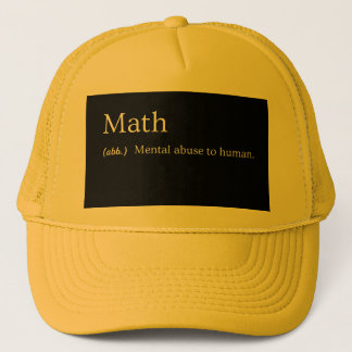 Math definition - Sarcastic hat 