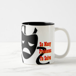 Math Drama Two-Tone Coffee Mug