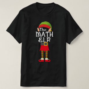 math elf family matching christmas T-Shirt