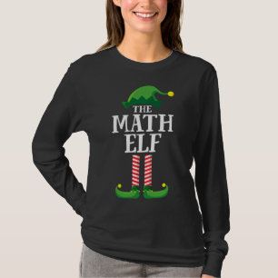 Math Elf Matching Family Group Christmas Party T-Shirt