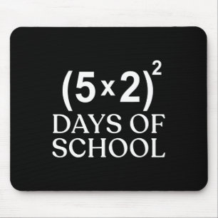 Math Equation 100th Day Of School Teacher Kids 100 Mouse Pad