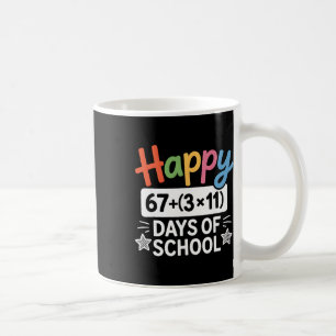 Math Equation 100th Day Teacher Happy 100 Days Of Coffee Mug
