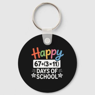 Math Equation 100th Day Teacher Happy 100 Days Of  Key Ring