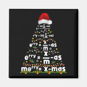 Math Equation Merry Xmas Season Teacher Christmas  Magnet