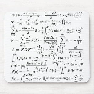 math equations and formulas mouse pad
