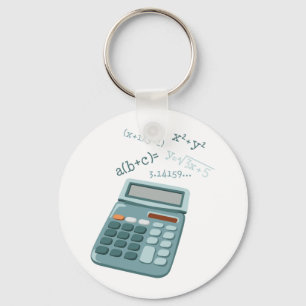 Math Equations Key Ring