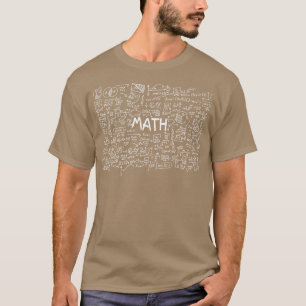 Math Face Mask Math Homework Funny Teacher And Stu T-Shirt