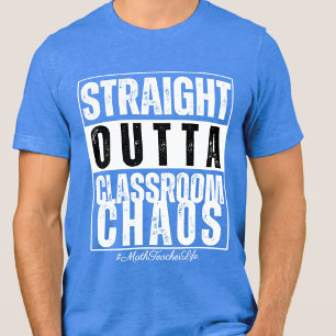 Math Favourite Teacher of the Year Quote Blue Tri-Blend Shirt