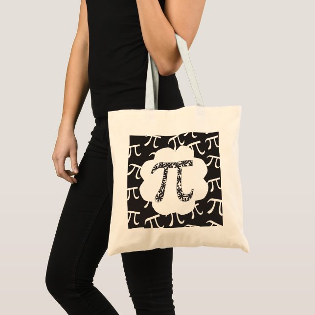 Math Floral Pi © Tote Bag (Front (Product))