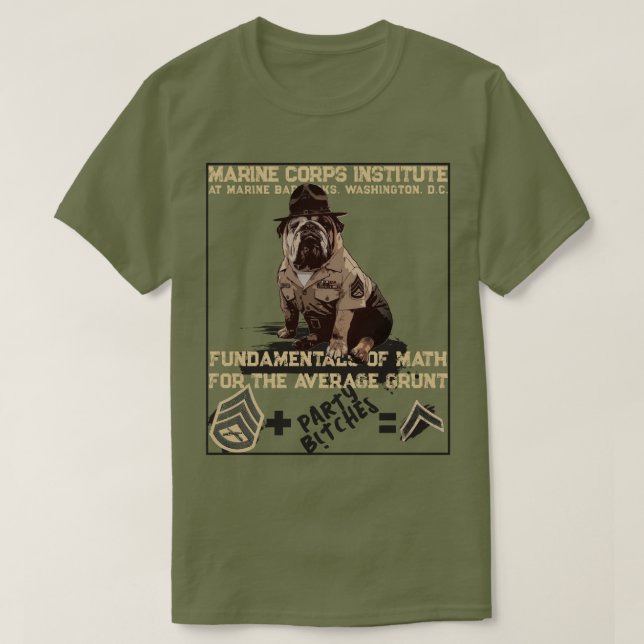 MATH FOR GRUNTS T-Shirt (Design Front)