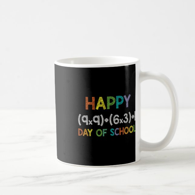Math Formula 100 Days Of School 100th Day Fun Cute Coffee Mug (Right)