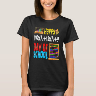 Math Formula 100 Days Of School For Teacher Studen T-Shirt