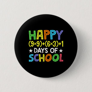 Math Formula 100 Days Of School Funny Math Teacher 6 Cm Round Badge