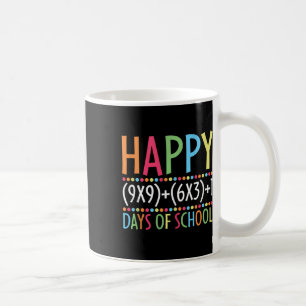 Math Formula 100 Days Of School Funny Math Teacher Coffee Mug