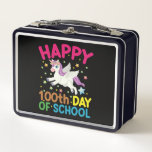 Math Formula 100 Days Of School Funny Math Teacher Metal Lunch Box<br><div class="desc">Math Formula 100 Days Of School Funny Math Teacher</div>