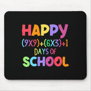 Math Formula 100 Days Of School Funny Math Teacher Mouse Pad