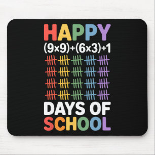 Math Formula 100 Days Of School Funny Math Teacher Mouse Pad