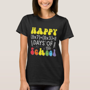Math Formula 100 Days Of School Funny Math Teacher T-Shirt