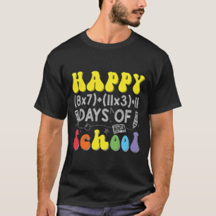 Math Formula 100 Days Of School Funny Math Teacher T-Shirt