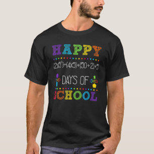 Math Formula 100 Days Of School Funny Math Teacher T-Shirt