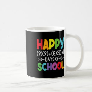 Math Formula 100 Days Of School Gifts Math Teacher Coffee Mug
