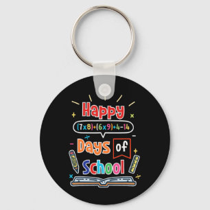 Math Formula 100 Days Of School Happy 100th Day Of Key Ring