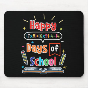 Math Formula 100 Days Of School Happy 100th Day Of Mouse Pad