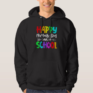 Math Formula 100 Days Of School Math Teacher 100t Hoodie