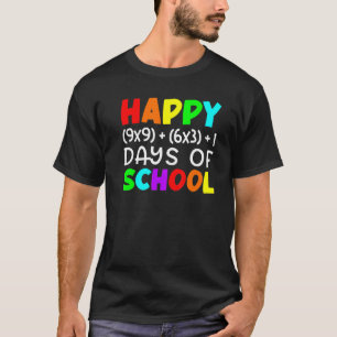 Math Formula 100 Days Of School Math Teacher 100th T-Shirt