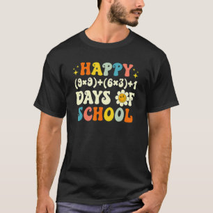 Math Formula 100 Days Of School Math Teacher 100th T-Shirt