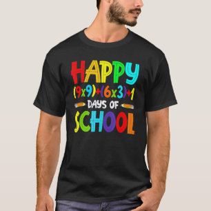 Math Formula 100 Days Of School Math Teacher 100th T-Shirt