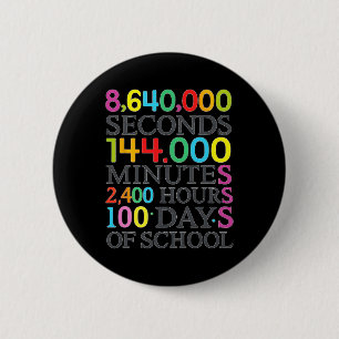 Math Formula 100 Days Of School Math Teacher Kids 6 Cm Round Badge