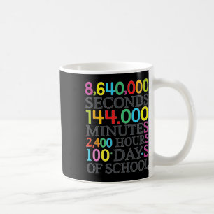 Math Formula 100 Days Of School Math Teacher Kids Coffee Mug