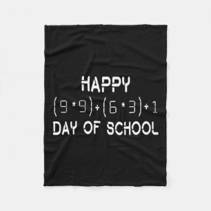 Math Formula 100 Days Of School Math Teacher Stude Fleece Blanket