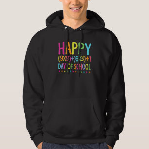 Math Formula 100 Days Of School  Teacher Boy Girl Hoodie