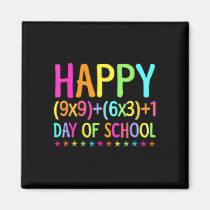 Math Formula 100 Days Of School Teacher Boy Girl Magnet