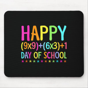 Math Formula 100 Days Of School Teacher Boy Girl  Mouse Pad