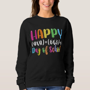 Math Formula 100 Days Of School Teacher Boy Girl Sweatshirt