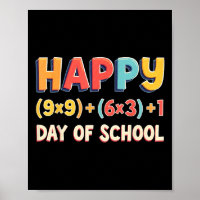 Math Formula 100 Days Of School Teacher Boys Girls