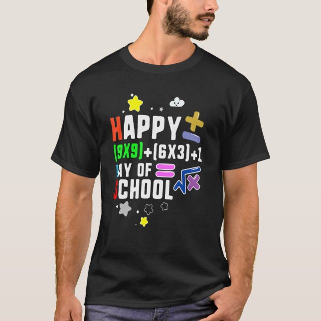 Math Formula 100 Days Of School Virtual Teacher 10 T-Shirt (Front)