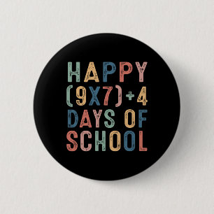 Math Formula 67 Days Of School Funny Math Teacher 6 Cm Round Badge