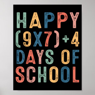 Math Formula 67 Days Of School Funny Math Teacher  Poster