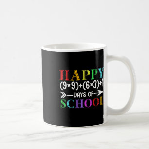 Math Formula Happy 100 Days Of School Funny Math T Coffee Mug