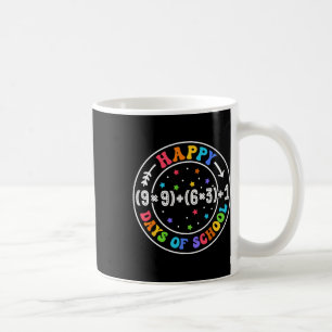 Math Formula Happy 100 Days Of School Funny Math T Coffee Mug