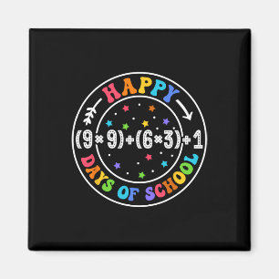 Math Formula Happy 100 Days Of School Funny Math T Magnet